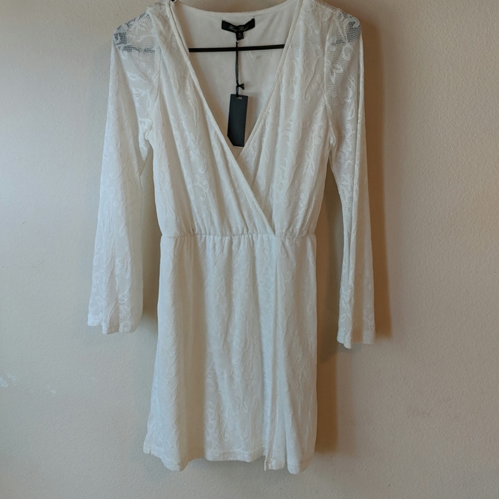 SOLD Lace white dress